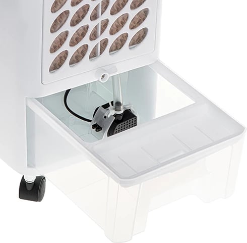 Ftohës ajri 3-në-1 Adler MS 7918 4L, rrjedhje ajri 270 m³/orë, oscilim 70°, bardhë/gri