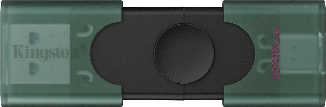 Pendrive Kingston Data Traveler DuoG2 256GB, USB-A/USB-C, Gjelbër