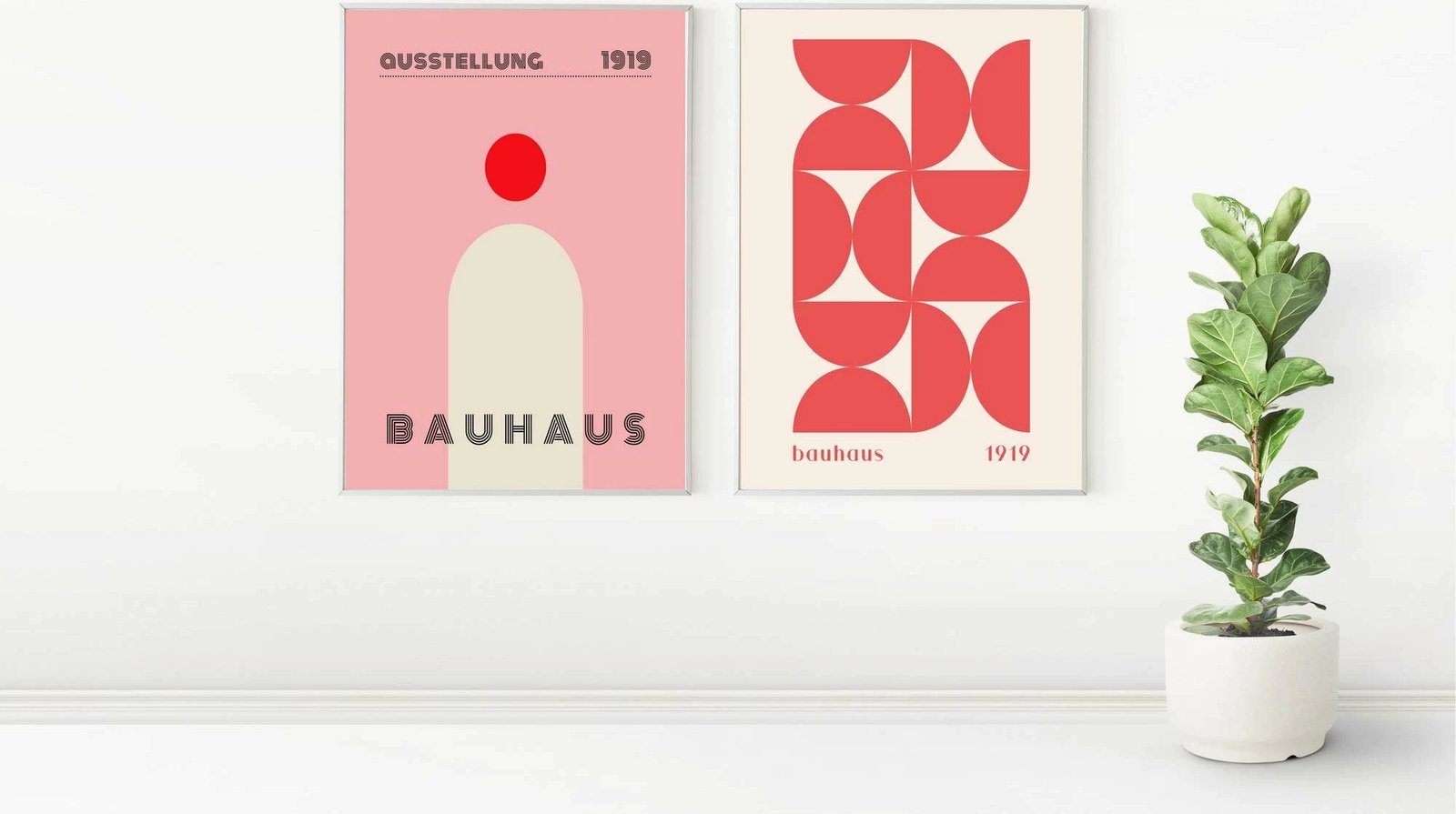 Pikturë dekorative me kornizë MDF (2 copë), Wallity, Mp2-00103, 30x40