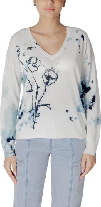 Xhemper për femra Desigual, të bardhë