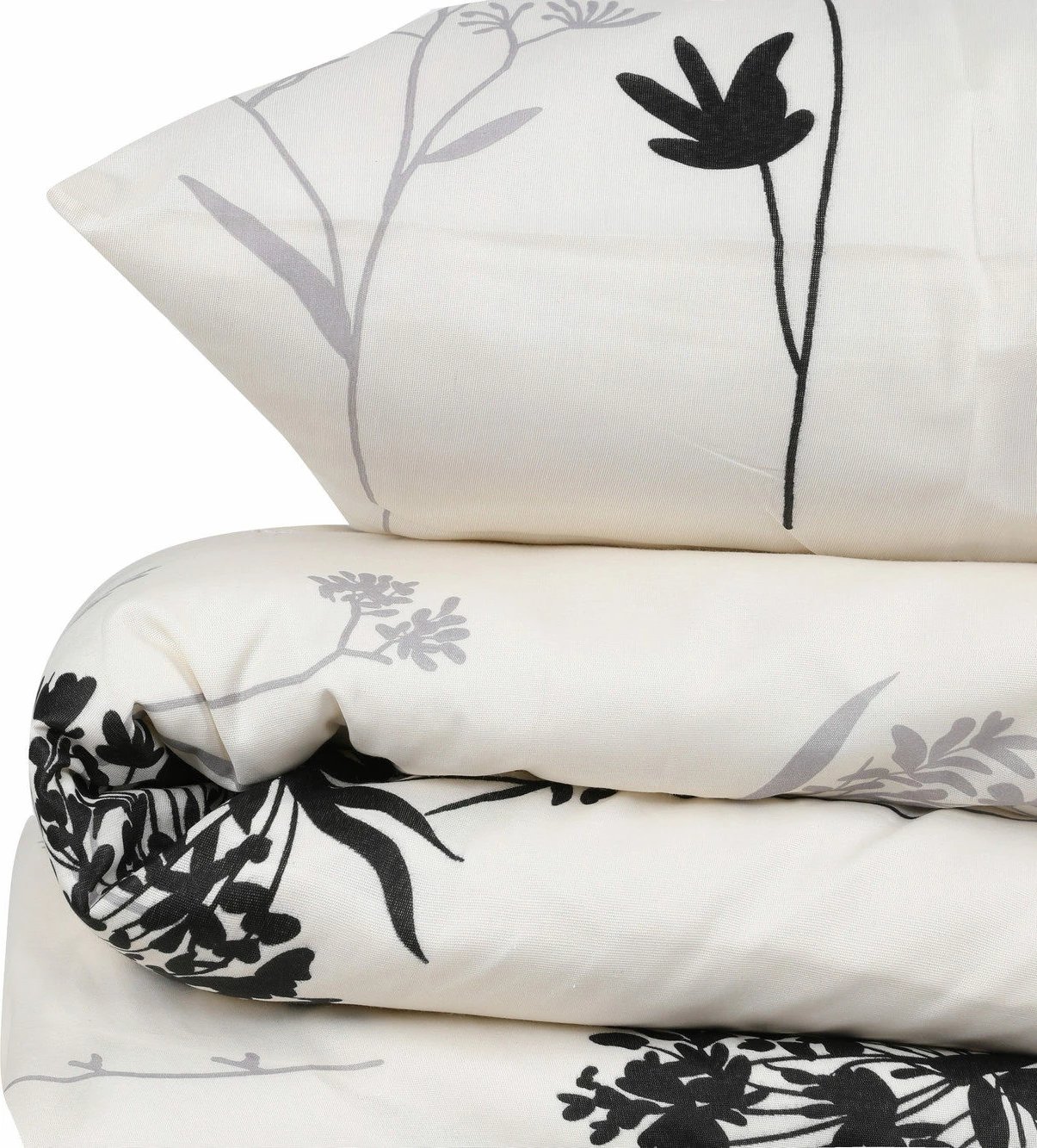 Set mbulesë për jorgan King, Efil, ngjyrë bezhë, gri, e zezë Set mbulesë për jorgan King, Efil, ngjyrë bezhë, gri, e zezë