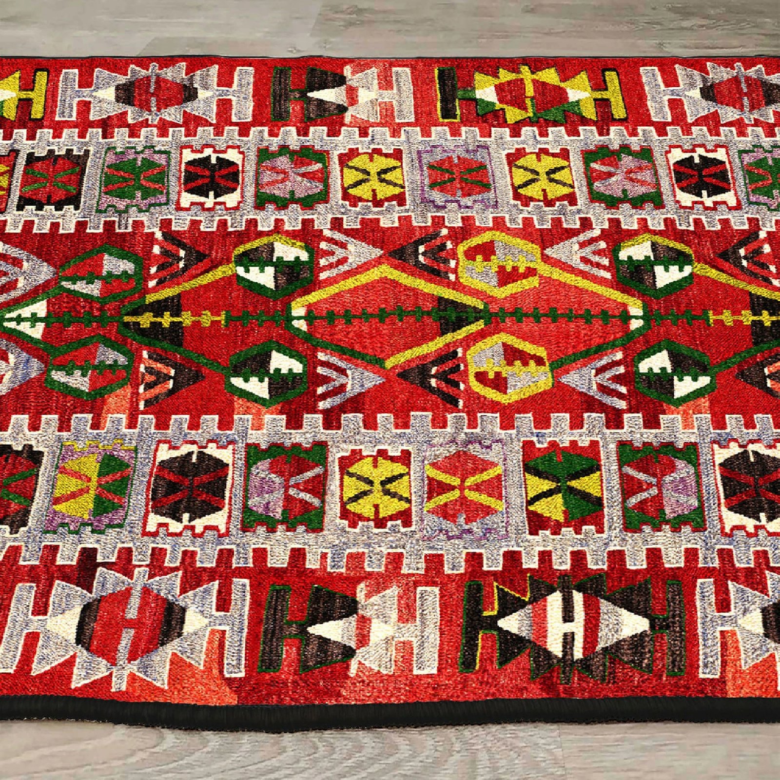 Qilim Velvet Conceptum Hypnose, shumëngjyrësh, 80x120cm, Els1786