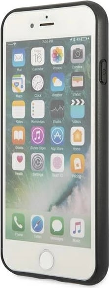 Mbështjellës Guess 4G Metal Gold Logo për iPhone SE 2022/2020/7/8, Kafe Mbështjellës Guess 4G Metal Gold Logo për iPhone SE 2022/2020/7/8, Kafe