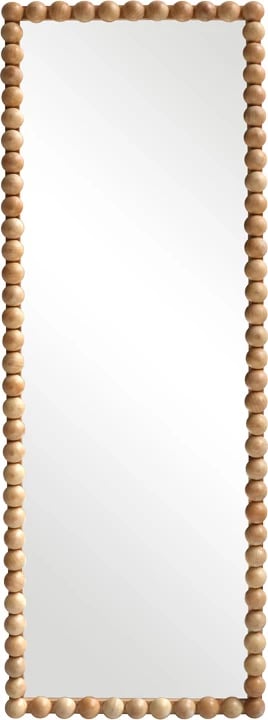 Pasqyrë muri Ledalo, dru natyral, 45x4.5x130cm