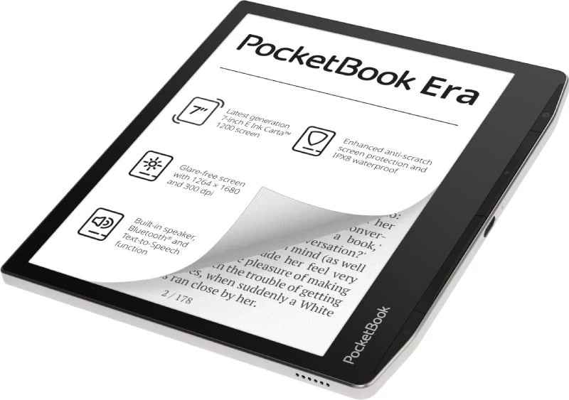 Lexues Librash Elektronik PocketBook 700 Era, Prej 16 GB, Argjendtë
