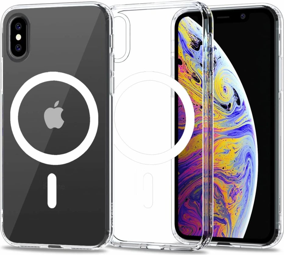 Mbështjellës Tech-Protect MagMat për iPhone X/XS, MagSafe, Transparent