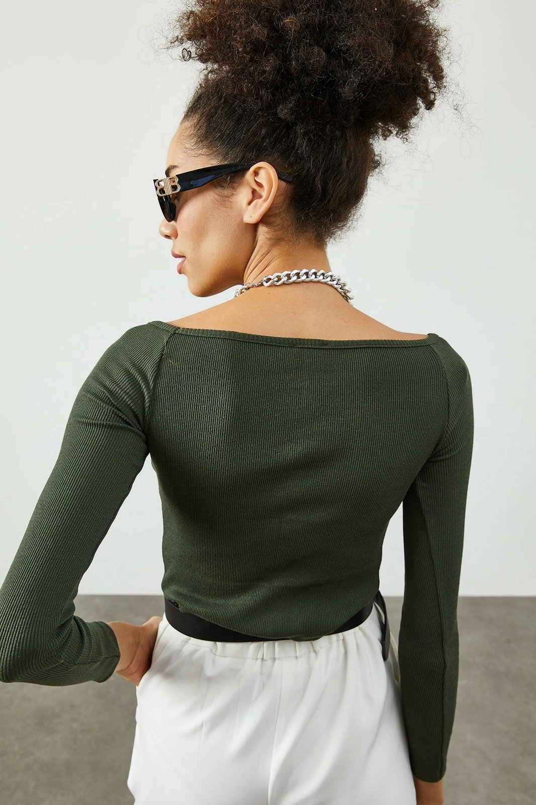 Bluzë për gra Jumeon, X2028, ngjyrë kaki