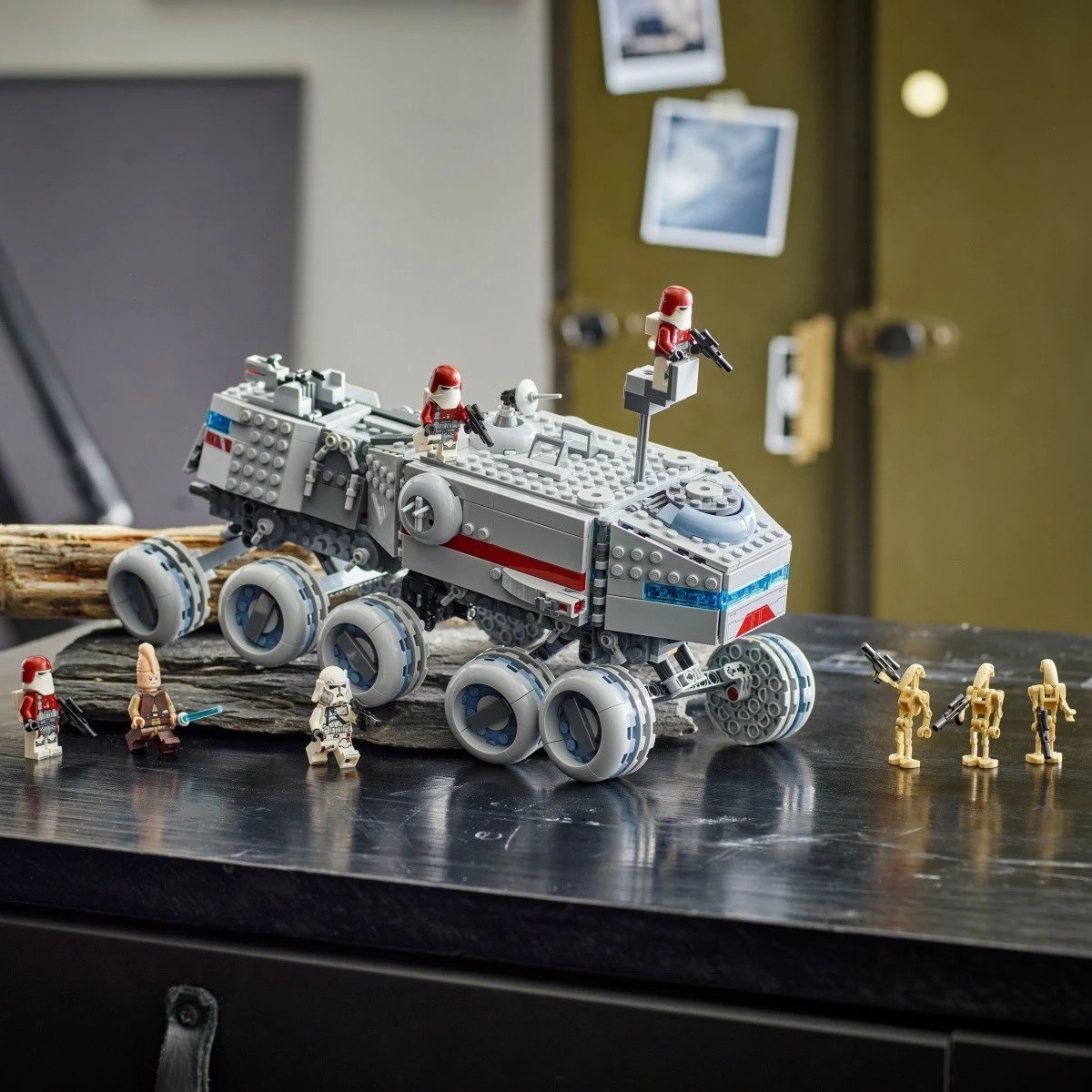 Set LEGO Star Wars Republic Juggernaut Tank 75413, 813 pjesë, për fëmijë 9+, plastikë