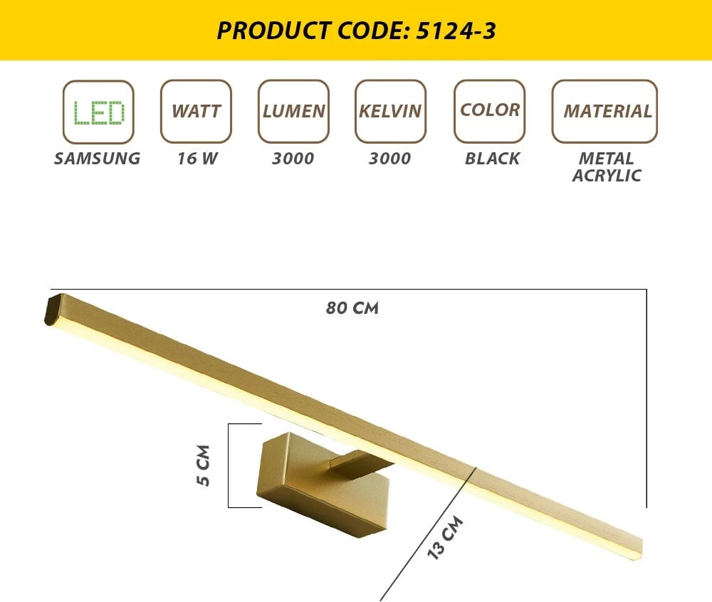 Llambë muri Opviq, L1651, ngjyrë antike