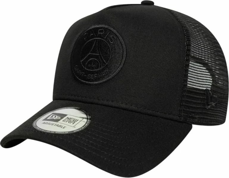 Kapelë trucker New Era Paris Saint-Germain, e zezë