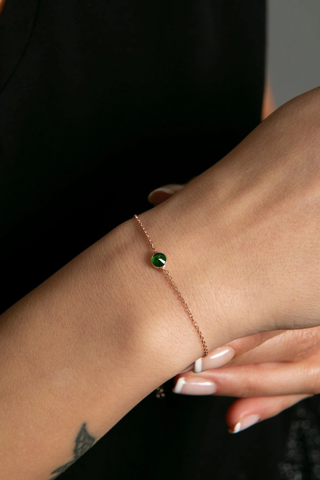 Byzylyk argjendi, ngjyrë ari rozë, Elika Silver, TFNY65170