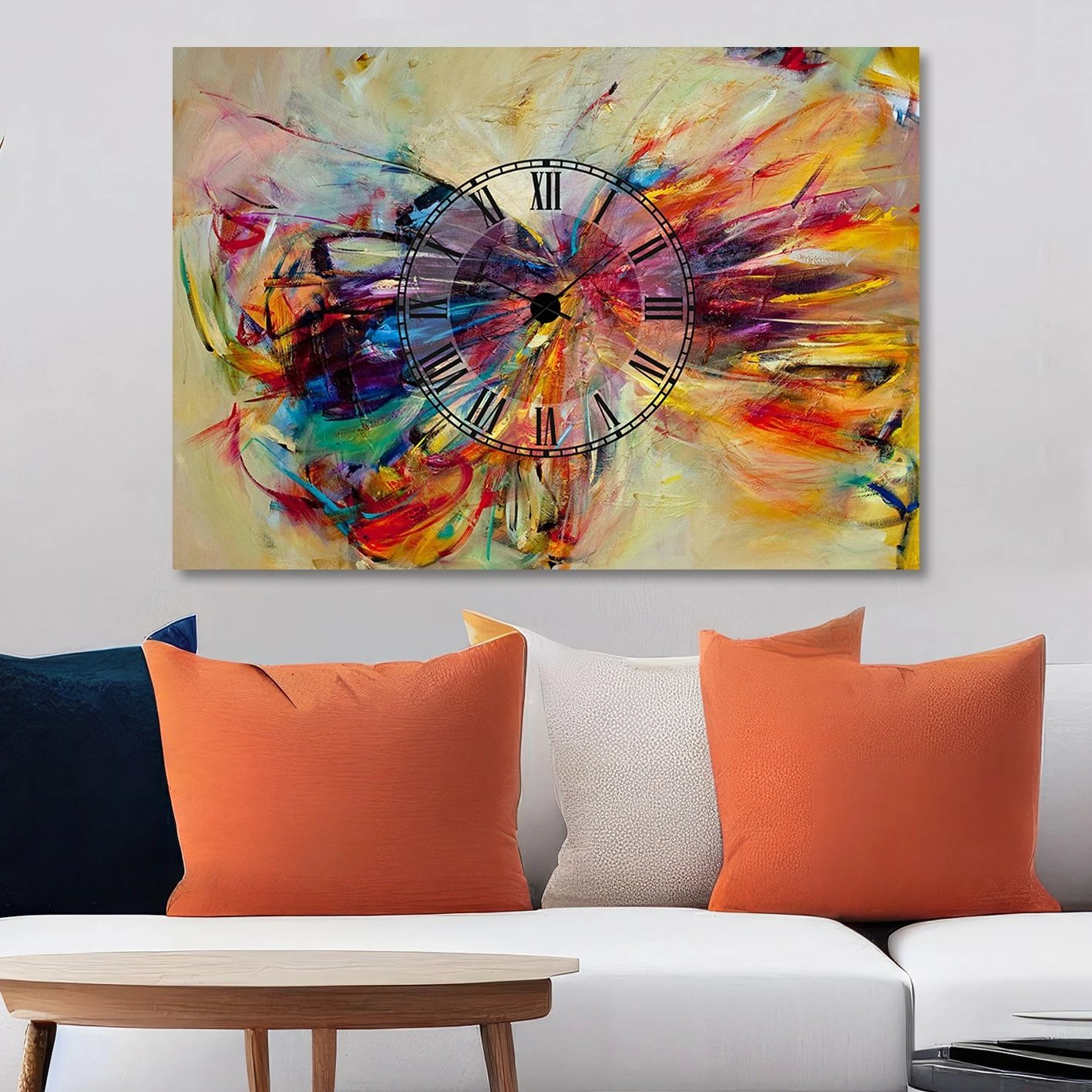 Orë muri dekorative Wallity, shumëngjyrëshe, ST733065_70100, 70x100cm