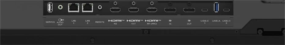 Monitor formati i madh Sharp MultiSync M502 50" 4K 550 cd/m² 60 Hz USB-C LAN altoparlantë, e zezë