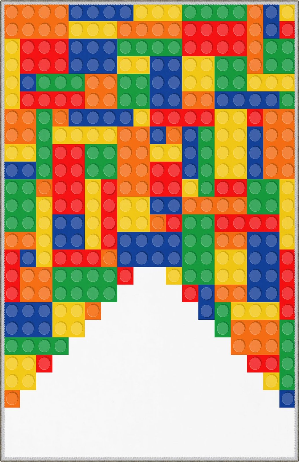 Qilim shumëngjyrësh për fëmijë, 50x80cm, WOOKECE100