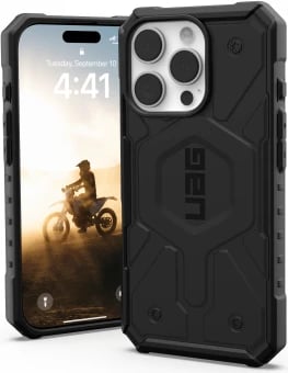 Mbështjellës UAG Pathfinder MagSafe për iPhone 16 Pro, i zi