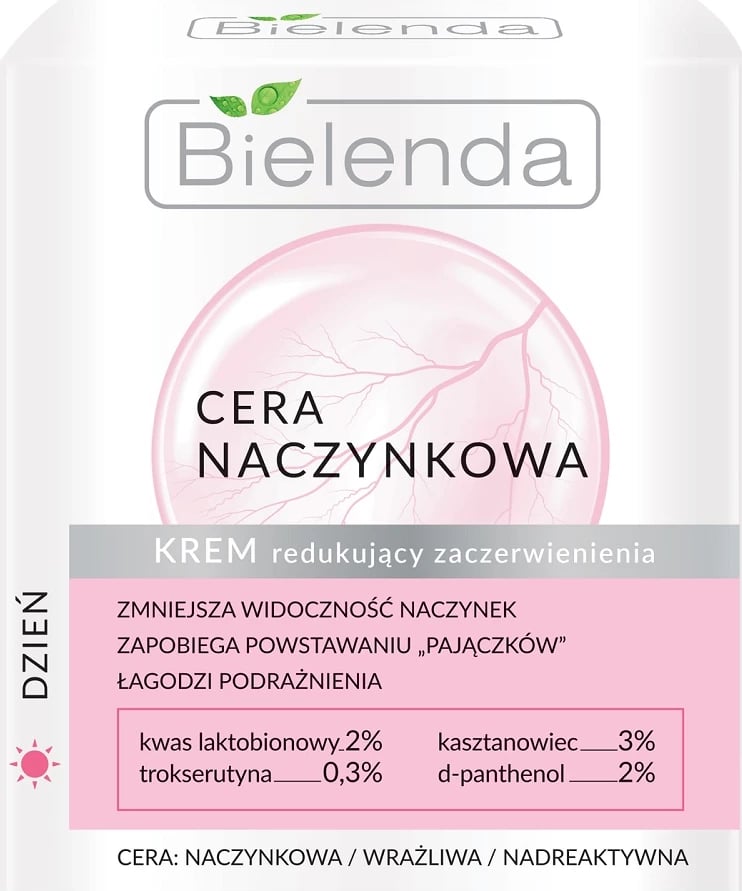 Krem dite për fytyrë Bielenda Redness-Reducing për femra 50ml