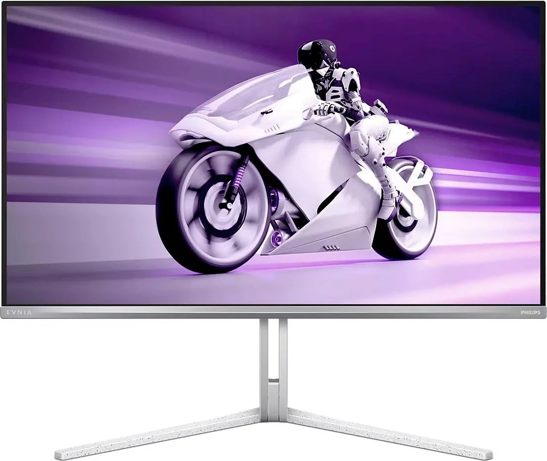 Monitor Philips 32M2N8900, 31.5 inç, QD-OLED, 4K, FreeSync, i bardhë