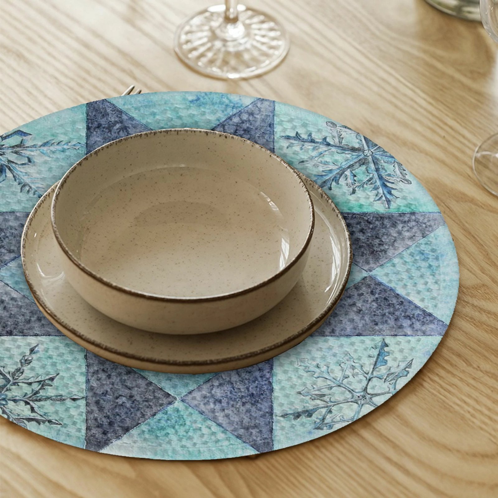 Set nënshimesh tavoline Hermia Concept, shumëngjyrëshe, 37cm, 4 copë, 3327Supla