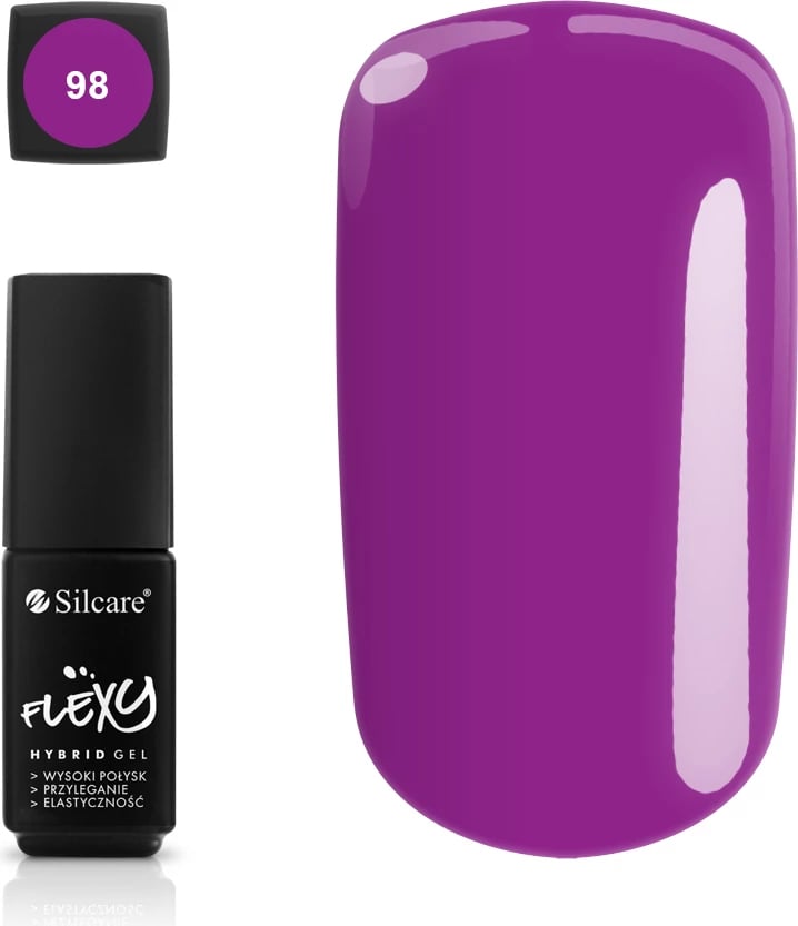 Llak për thonj Silcare Flexy Hybrid Gel 98, 4.5g