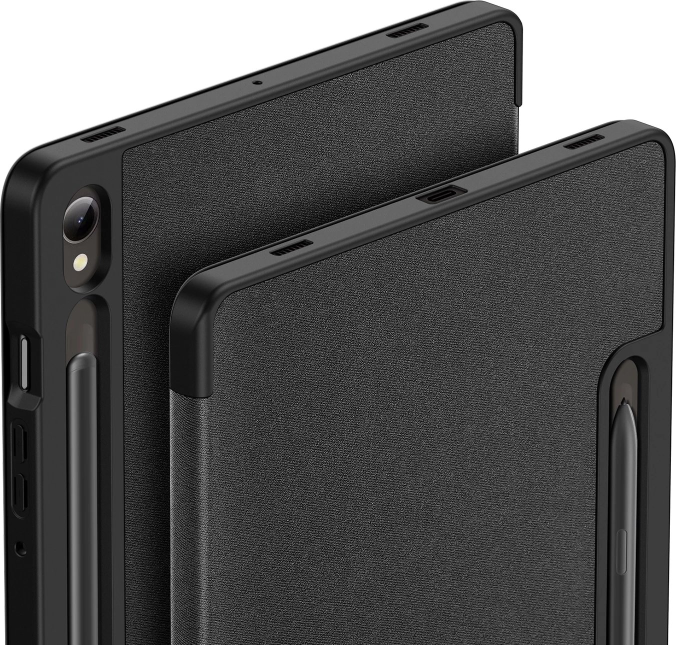 Mbështjellës tabletë Dux Ducis Domo për Samsung Galaxy Tab S9 FE, i zi