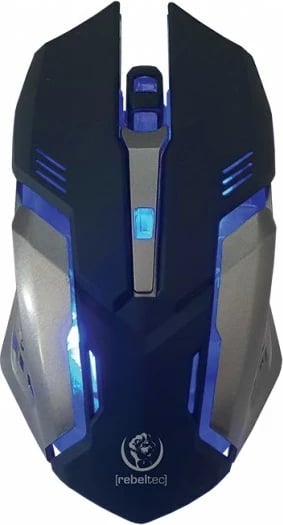 Set gaming Rebeltec SHERMAN, tastierë QZERTY, maus, kufje, USB, e zezë