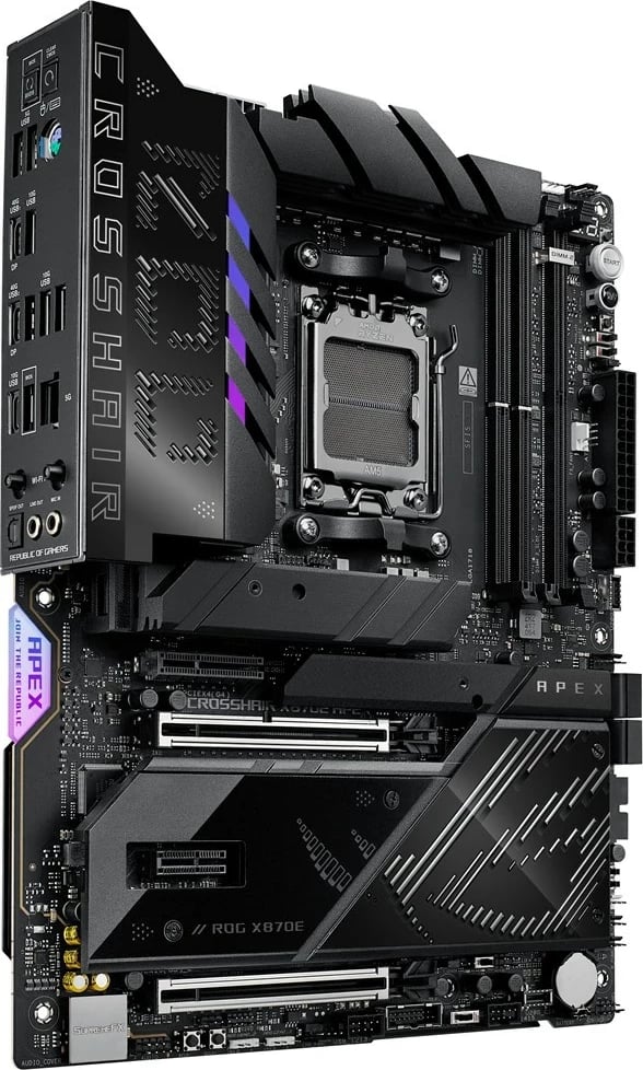 Pllakë amë ASUS ROG CROSSHAIR X870E APEX, Socket AM5, ATX, e zezë Pllakë amë ASUS ROG CROSSHAIR X870E APEX, Socket AM5, ATX, e zezë