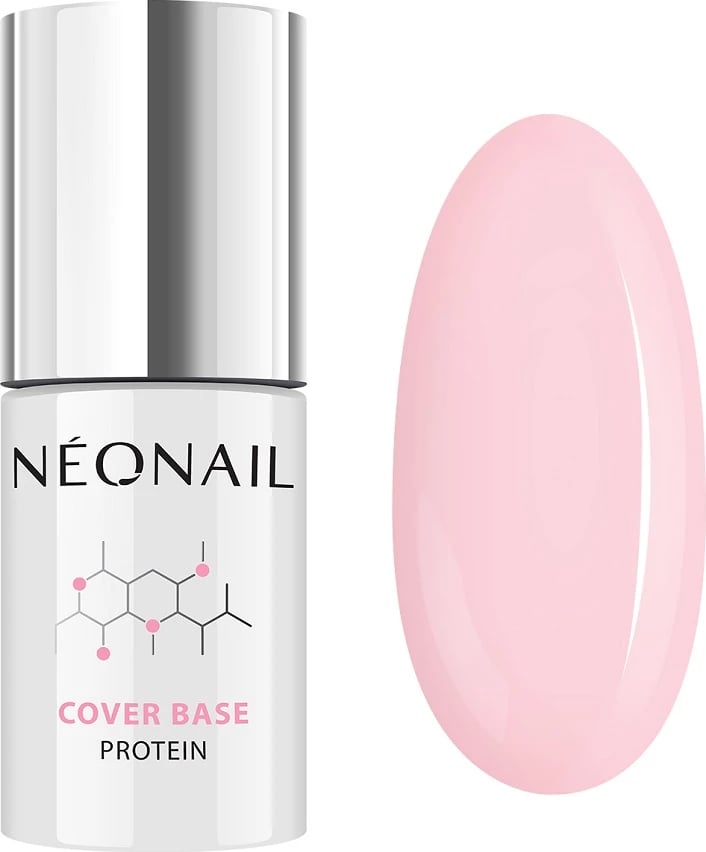 Bazë hibride për thonj NeoNail Cover Base Protein Hybrid Base Nude Rose për femra 7.2ml