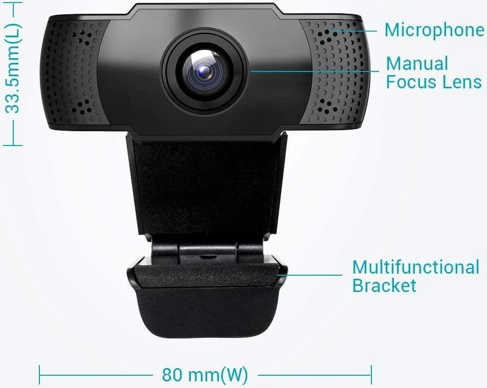 Web Kamerë Vimtag 812H, USB, 1080P, AutoFocus