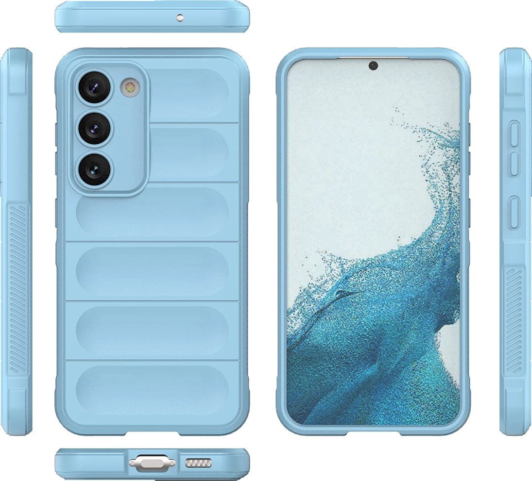 Mbështjellës Hurtel Magic Shield Case për Samsung Galaxy S23+, kaltër e çelët Mbështjellës Hurtel Magic Shield Case për Samsung Galaxy S23+, kaltër e çelët
