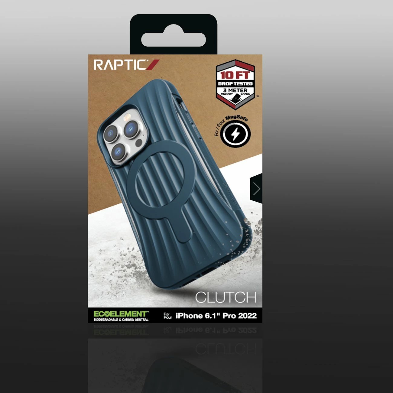 Mbështjellës Raptic X-Doria Clutch Case për iPhone 14 Pro me MagSafe, Blu