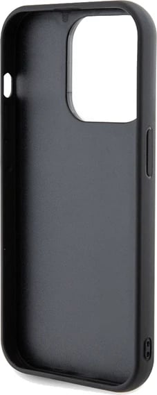 Mbështjellës Guess Disco Metal Script për iPhone 14 Pro Max, i zi