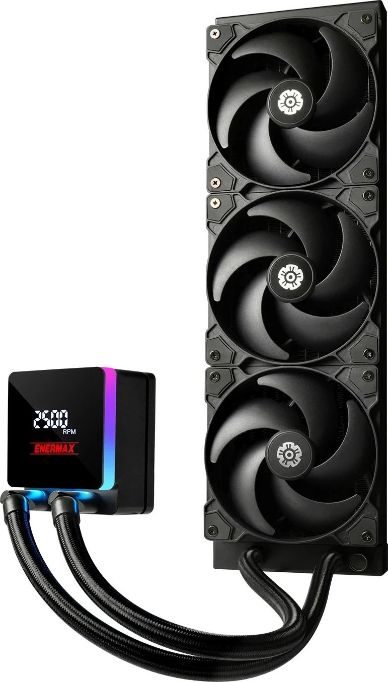 Ftohës uji Enermax LIQTECH XTR me ekran, për procesor, i zi