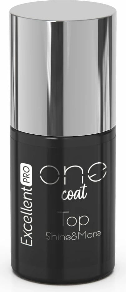 Top coat për thonj Excellent PRO One Coat Top Shine & More Top Hybrid për femra, 7g