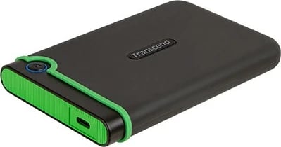 Hard disk i jashtëm Transcend StoreJet 25M3C 4TB, 2.5 inch, USB 3.1, zi/gjelbër