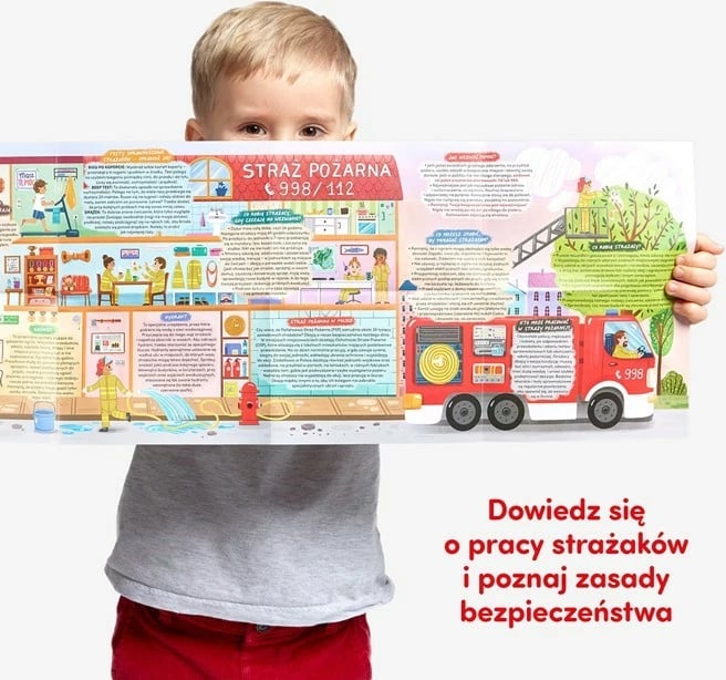 Puzzle edukativ CzuCzu How the Fire Brigade Works, 40 pjesë, për fëmijë