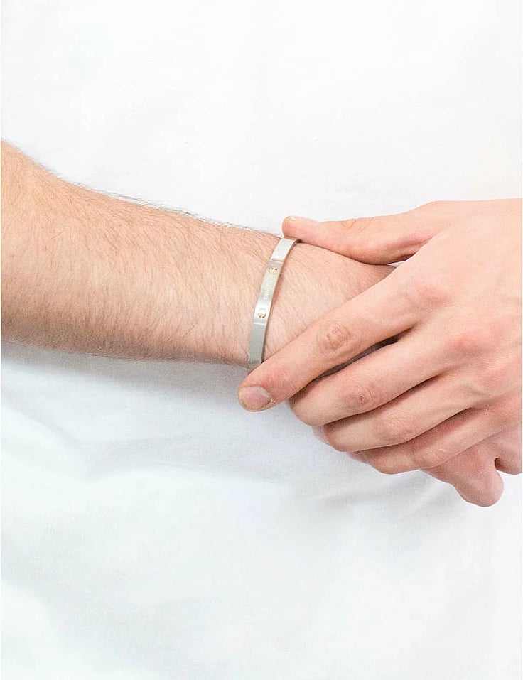 Byzylyk për meshkuj BREIL JEWELS 9K, argjendtë