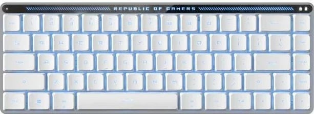 Tastierë Asus Rog Falchion RX LP, RGB, e bardhë