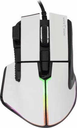 Maus Gaming White Shark,Marrok ,RGB, 12000dpi, i bardhë