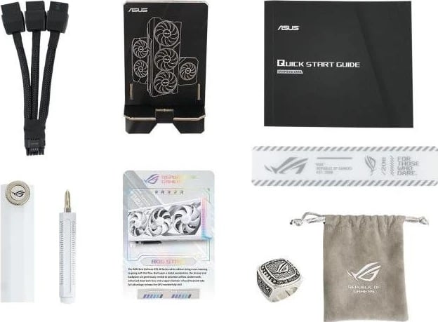 Kartelë grafike ASUS GeForce RTX 4080 SUPER ROG STRIX OC WHITE 16GB DLSS 3 Kartelë grafike ASUS GeForce RTX 4080 SUPER ROG STRIX OC WHITE 16GB DLSS 3