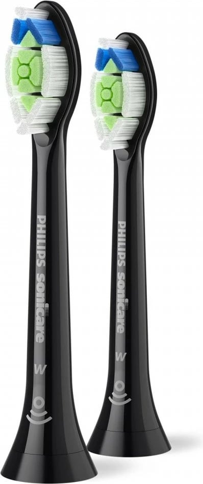 Koka furçe elektrike, Philips, HX6062/88 Optimal White, BrushSync, kompatibile me Sonicare, të zeza, set 2 Koka furçe elektrike, Philips, HX6062/88 Optimal White, BrushSync, kompatibile me Sonicare, të zeza, set 2