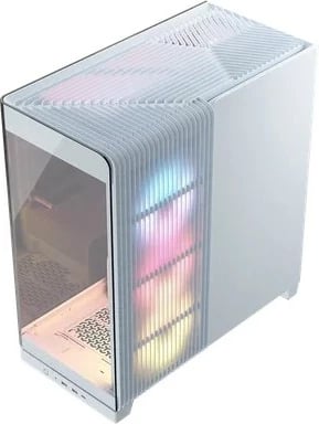 Kasë Corsair 4500X LX RGB, midi tower, xham i temperuar, e bardhë