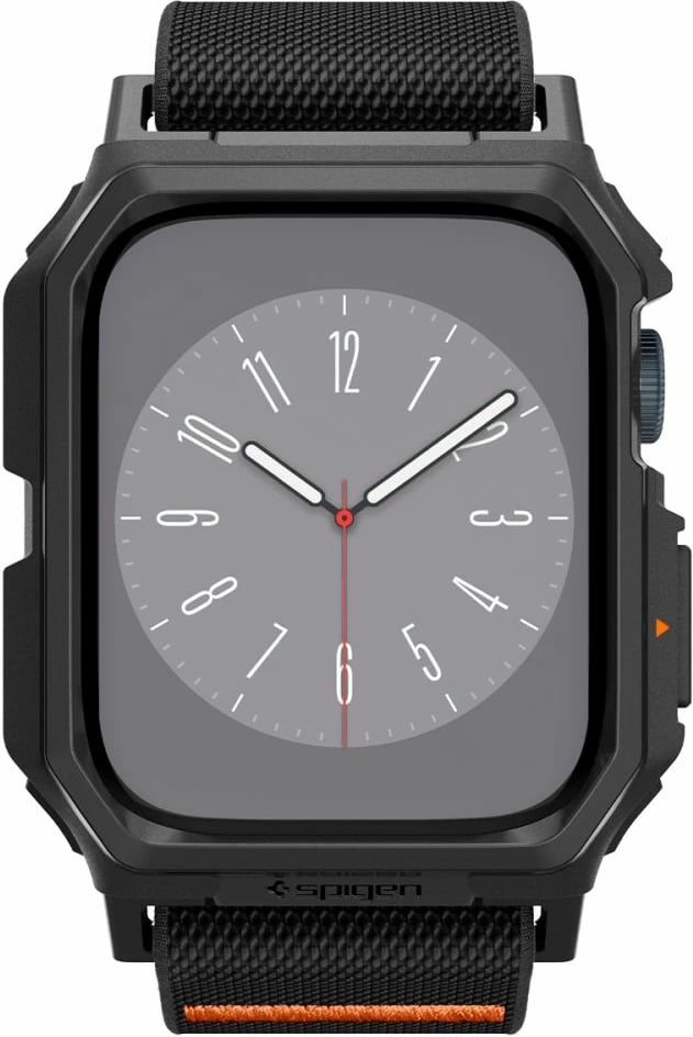 Mbështjellës Spigen Lite Fit Pro me rrip për Apple Watch 4/5/6/7/8/9/SE 44/45mm, e zezë Mbështjellës Spigen Lite Fit Pro me rrip për Apple Watch 4/5/6/7/8/9/SE 44/45mm, e zezë