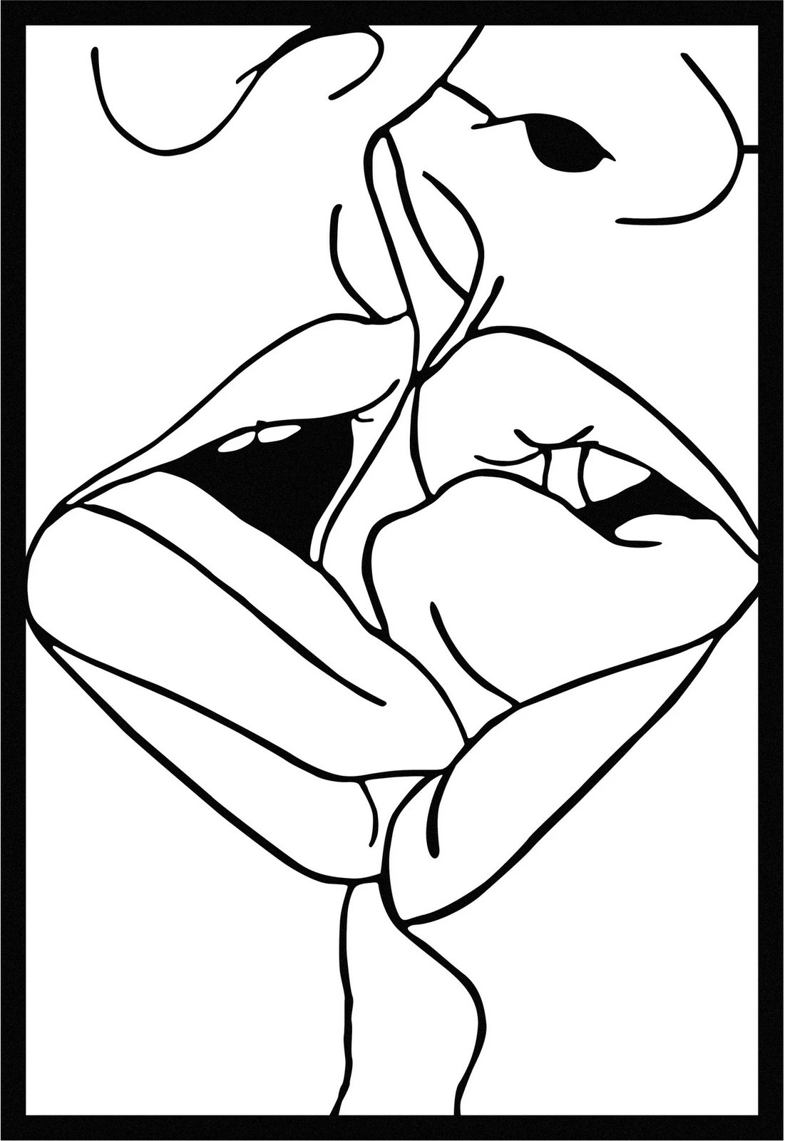 Aksesor dekorativ metalik për mur, Wallity, Kiss Me 2