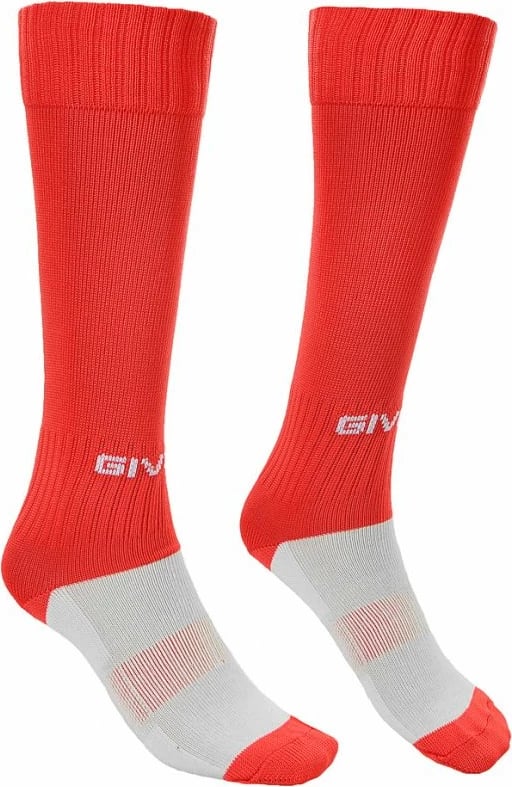Çorape futbolli për meshkuj/femra/fëmijë Givova, të kuqe