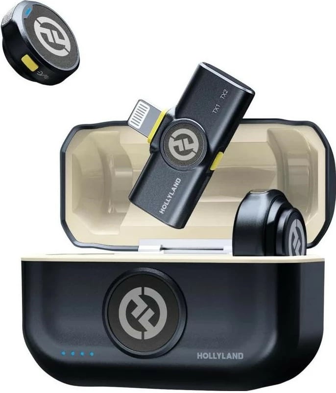 Mikrofon lavalier Hollyland Lark M2 Lightning, Duo Shine Charcoal