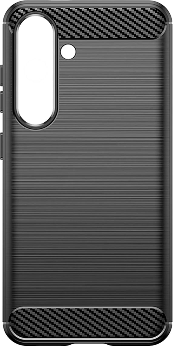 Mbështjellës Hurtel Carbon Case për iPhone 16e, silikon, i zi Mbështjellës Hurtel Carbon Case për iPhone 16e, silikon, i zi
