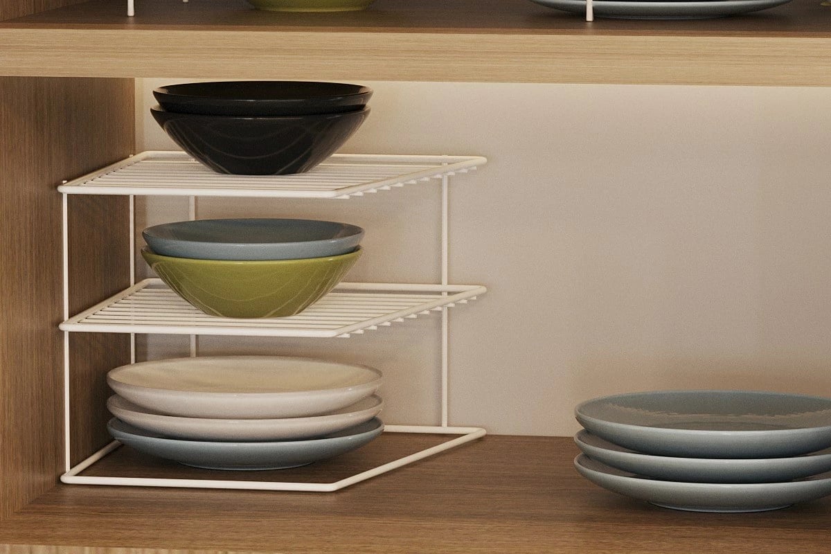 Organizues kuzhine metalik, i bardhë, Hermia SM015-W