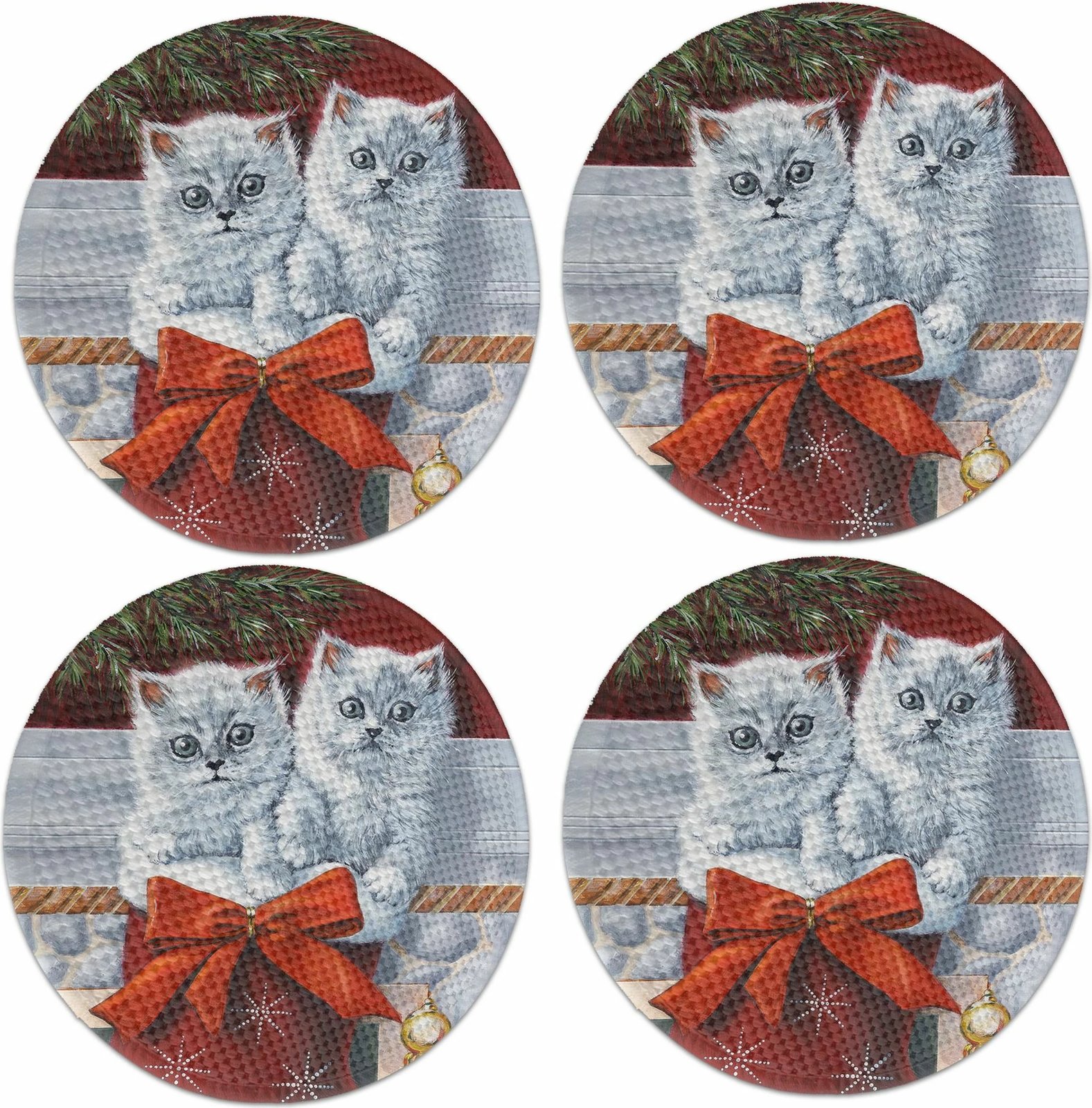 Ndamëse tavoline Hermia Concept, shumëngjyrëshe, 3198Supla, 4 copë