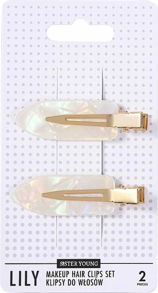 Kapëse për flokë për femra Sister Young Lily, 2 copë