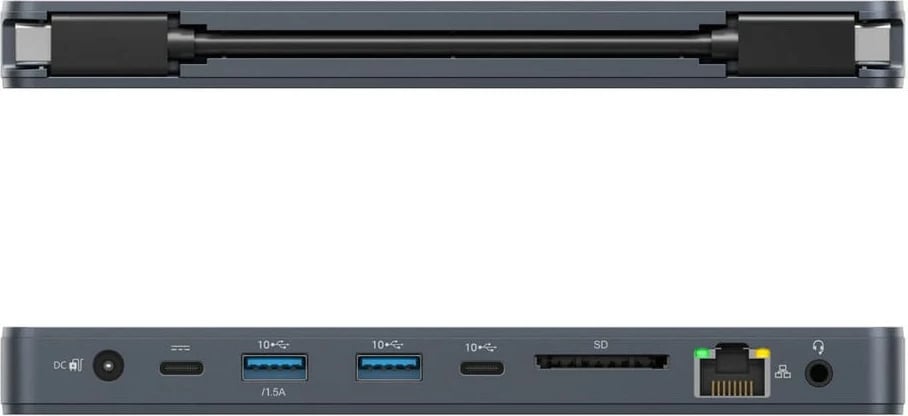 Docking station Targus Hyperdrive EcoSmart Gen.2 Dual, USB Type-C, HDMI, Ethernet, SD, 10Gbps, blu